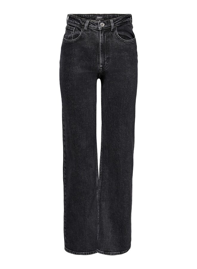 Only Jeans Wide Leg ONLJUICY 15235241 - Black Denim