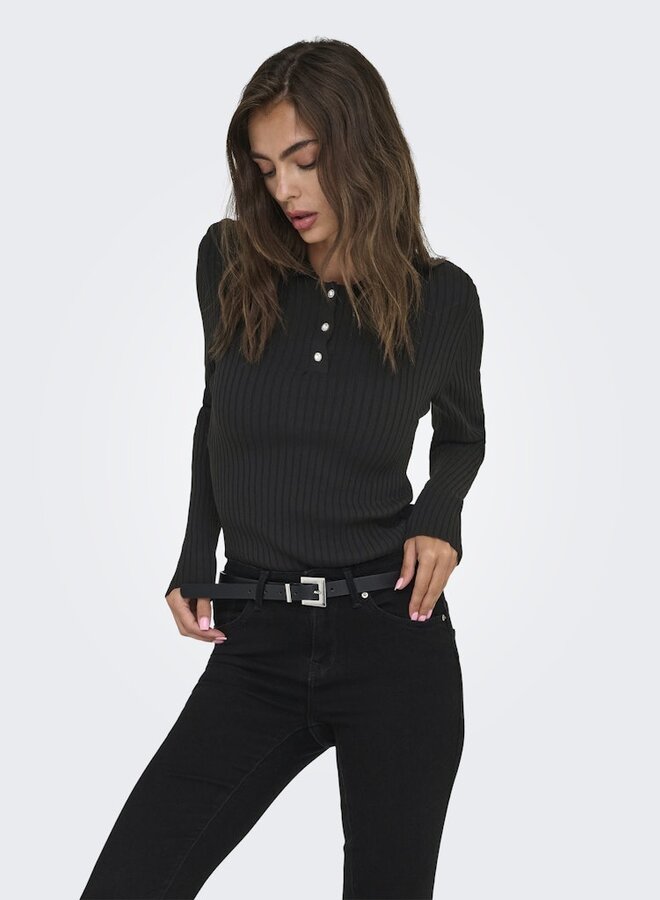 Only Polo Shirt ONLELISA 15355354 - Black