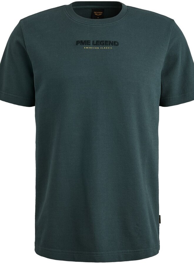 PME Legend  Shirt Flat Waffle Jersey PTSS2508564 - 5125 Stargezer