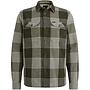 PME Legend Overhemd Structure Block Check PSI2508214 - 6416 Olive Night