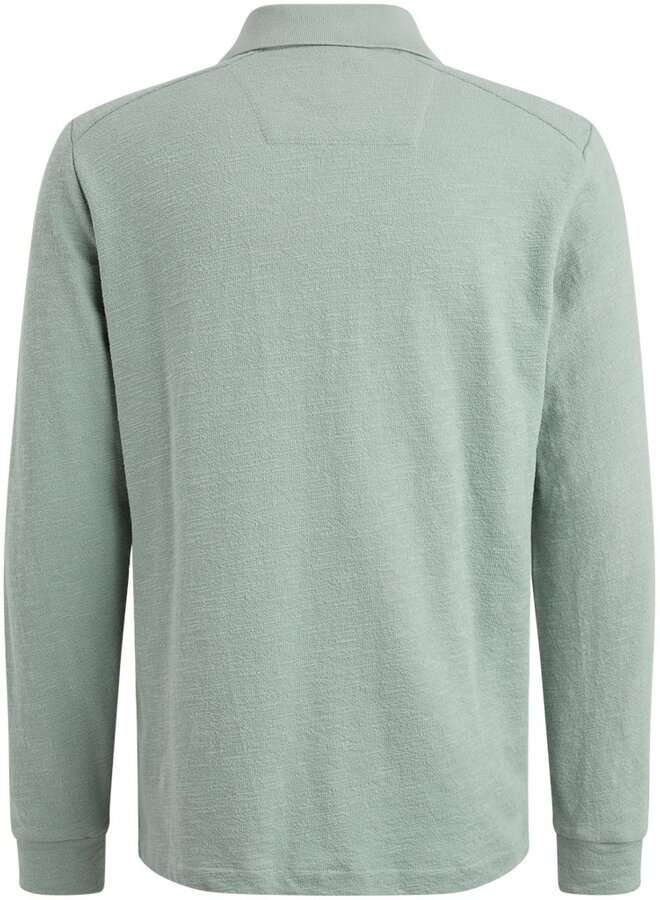 PME Legend Longsleeve Polo PPS2508803 - 5226 Silver Blue