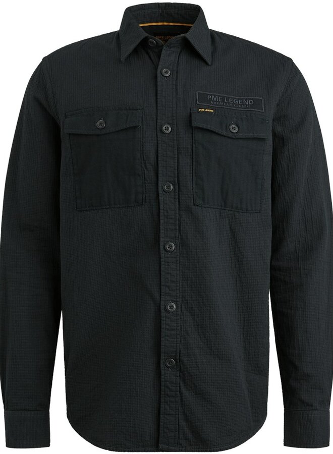 Overhemd Quilt Poplin Casual 2 PSI2508209 - 5281 Salute