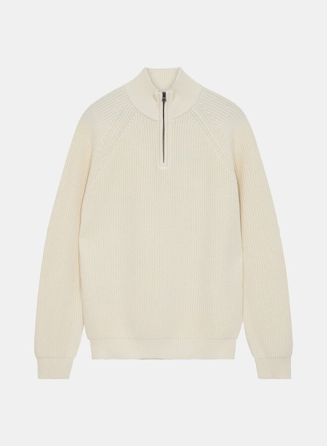 Half zip trui  AKSUNE PATENT 902026 - 9503 Tofu