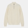 Anerkjendt Half zip trui  AKSUNE PATENT 902026 - 9503 Tofu