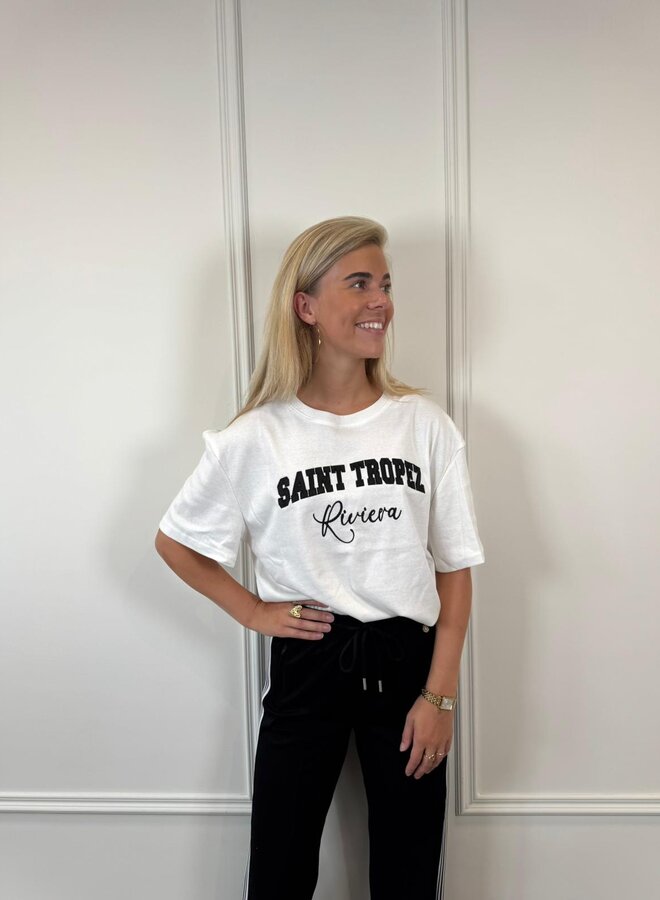 T-Shirt Saint Tropez - Zwart