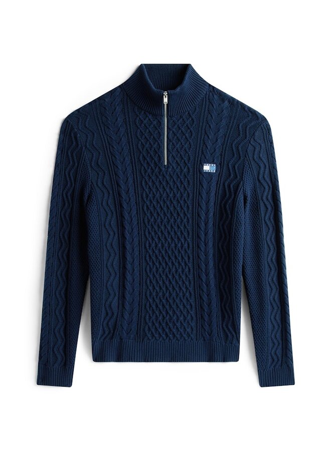 Tommy Hilfiger Trui DM0DM22103 - 0GY Dark Night Navy Tonal