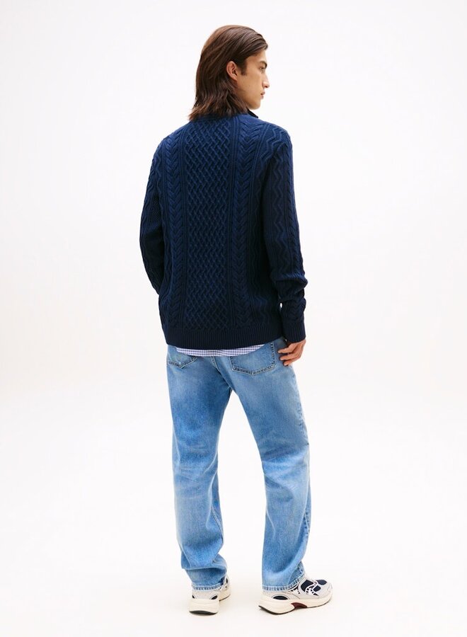 Tommy Hilfiger Trui DM0DM22103 - 0GY Dark Night Navy Tonal