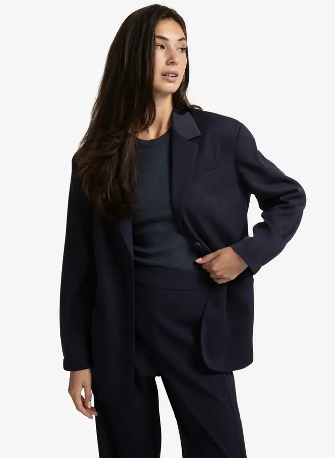 Blazer Met Bomberdetails 01-501071-508 - 94016 Inkwell Blue