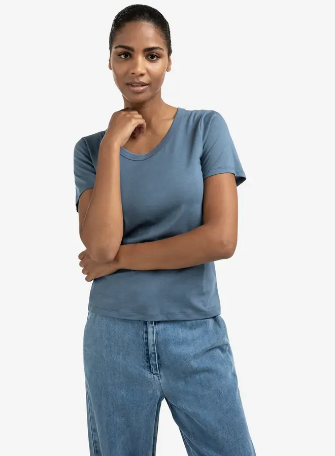 YAYA T-Shirt 01-719077-508 - 83918 China Blue