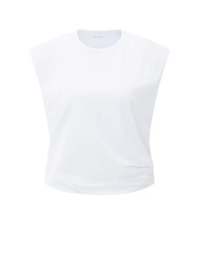 YAYA Top Met Schoudervulling 01-701315-508 - 00000 Pure White