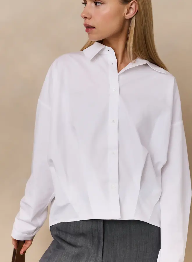 Poplin Blouse 01-201167-508 - 00000 Pure White