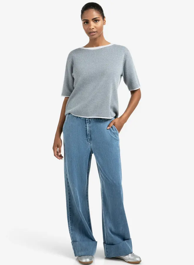 YAYA Jeans Met Elastieke Band 01-311105-508 - 01111