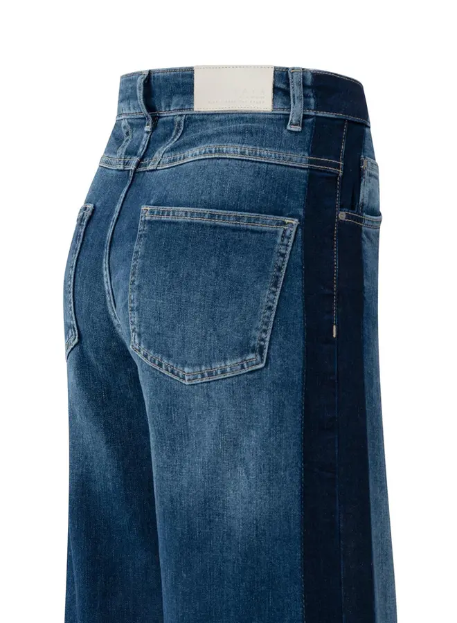 YAYA Wide Leg Jeans Met Streep 01-311106-508 - 99106