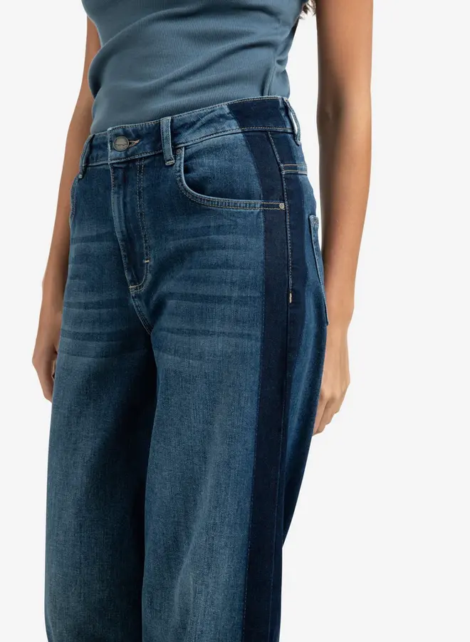 YAYA Wide Leg Jeans Met Streep 01-311106-508 - 99106