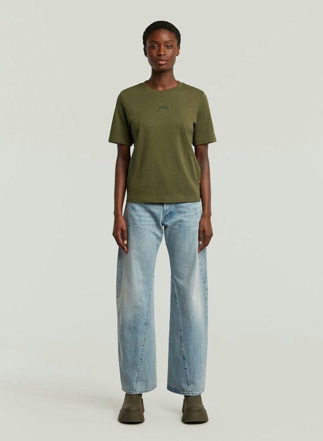 G-Star Wide Leg Jeans D27690-D788-H466 - H466 Sun Faded Pacific Blue