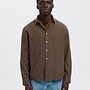 selected Overshirt BRUSHED 16098234 - Demitasse