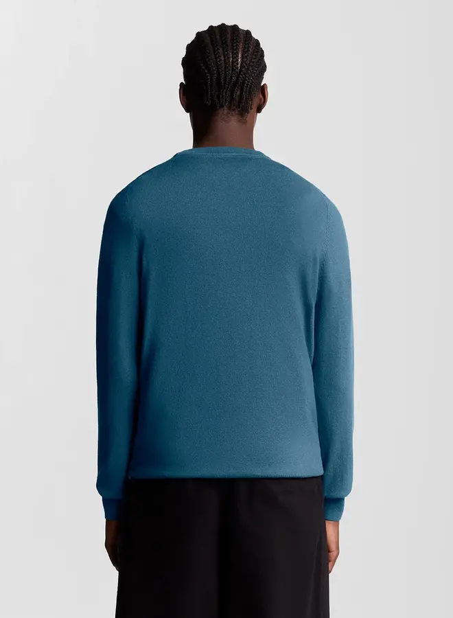 Lyle&Scott Trui KN2110VC - X862 Deep Water