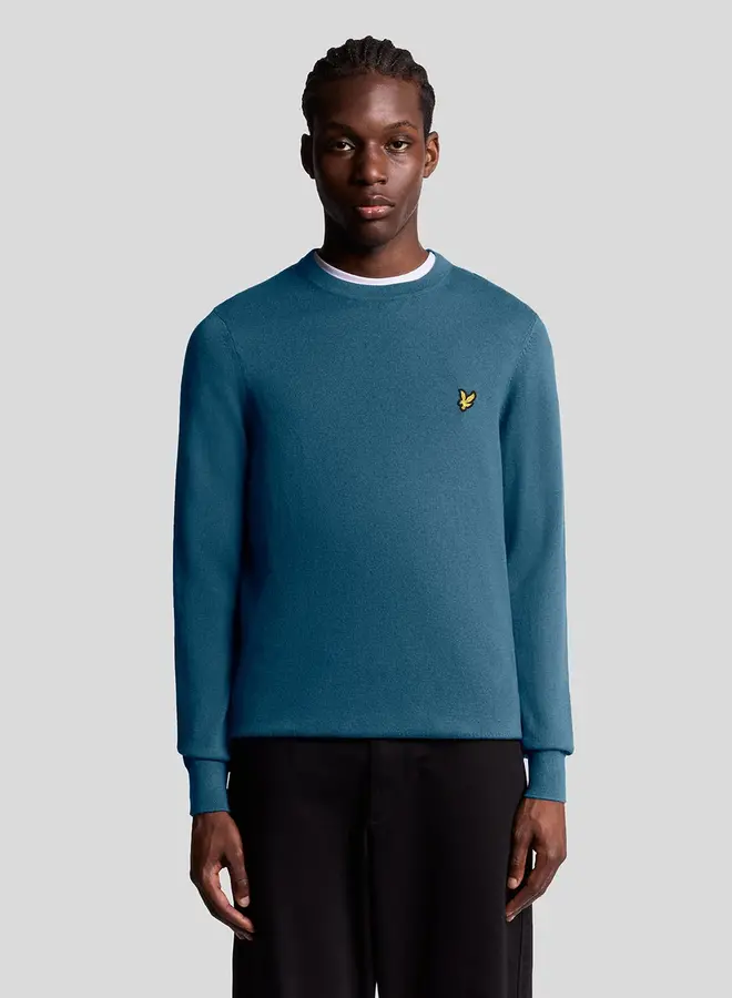 Lyle&Scott Trui KN2110VC - X862 Deep Water