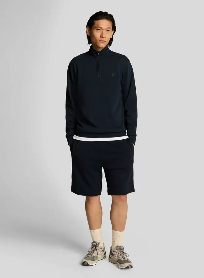 Lyle&Scott Half Zip Trui ML2258TON - Z271 Dark Navy