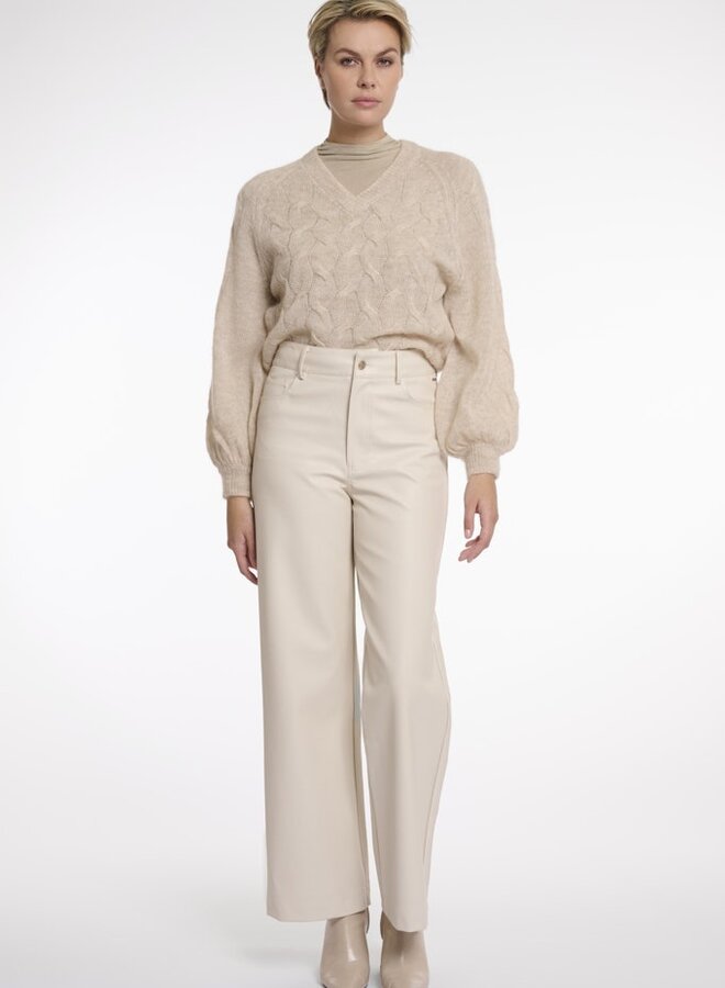 Rino&Pelle Wide Leg Broek 7502511 - Birch