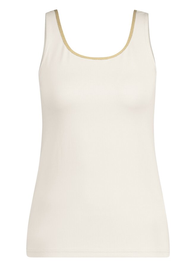 NUKUS Singlet Top Juba NKS06001 - 126 Offwhite/Gold