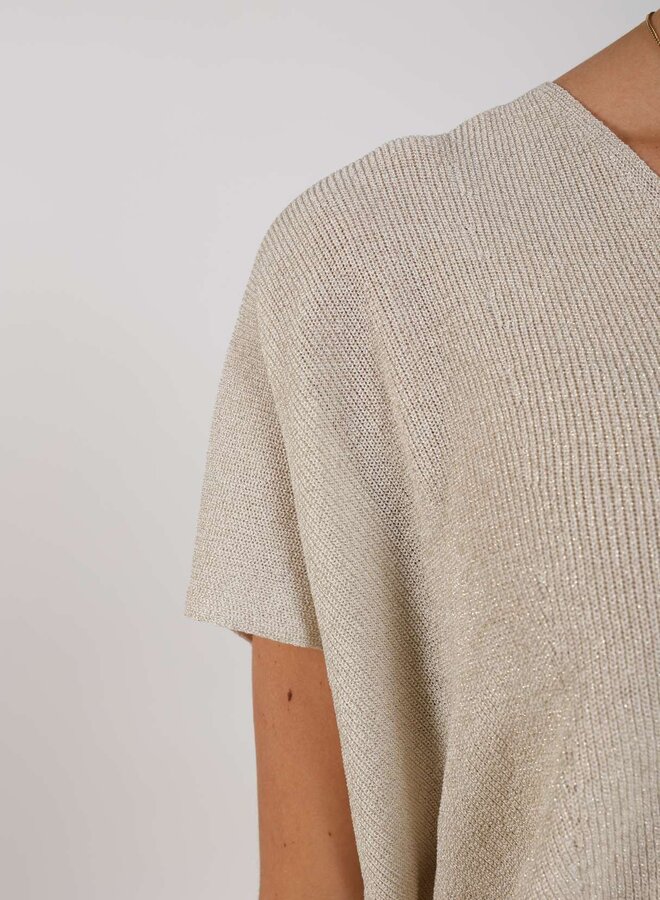 NUKUS Lurex Top DIna NKS01022 - 56 Off White