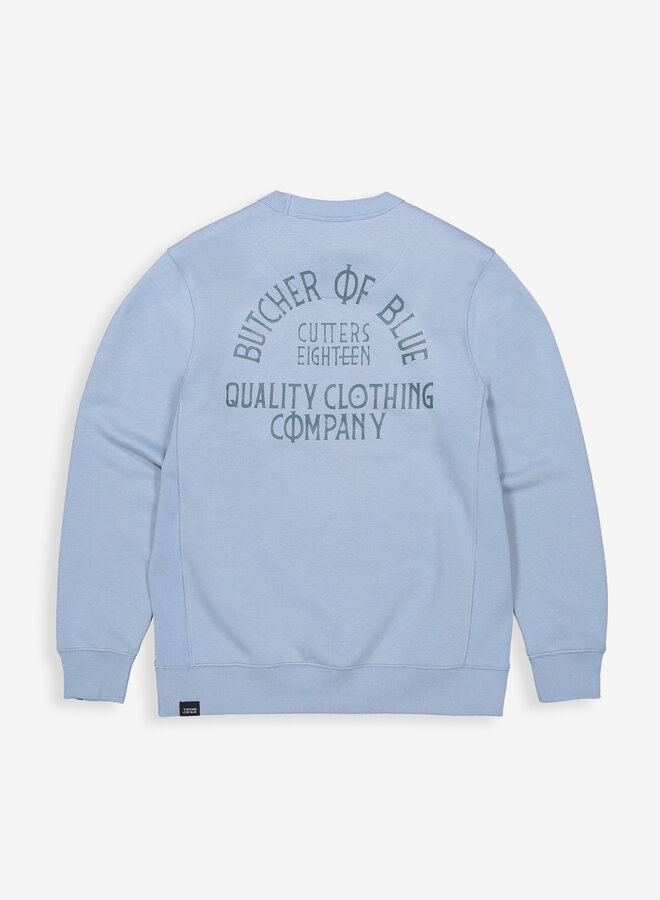 Butcher of Blue Sweater M2523008 - 823 Horizon Blue