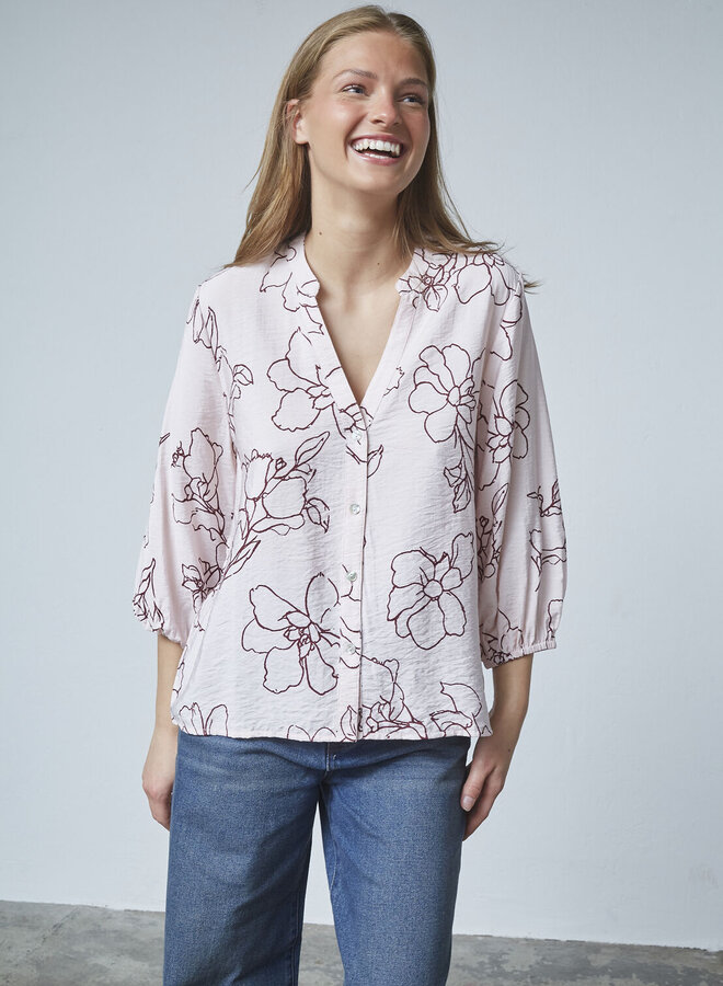 Blouse VIABA-SH5 19042 - 810 Rose/Bordeaux