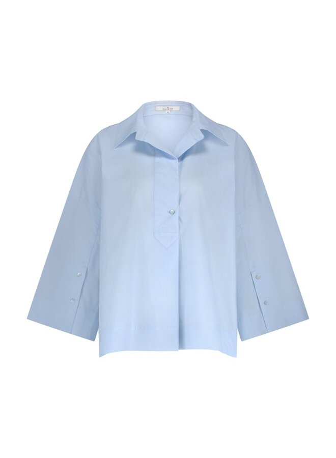 Blouse SCARLETT  W25_8_ - Light Sky