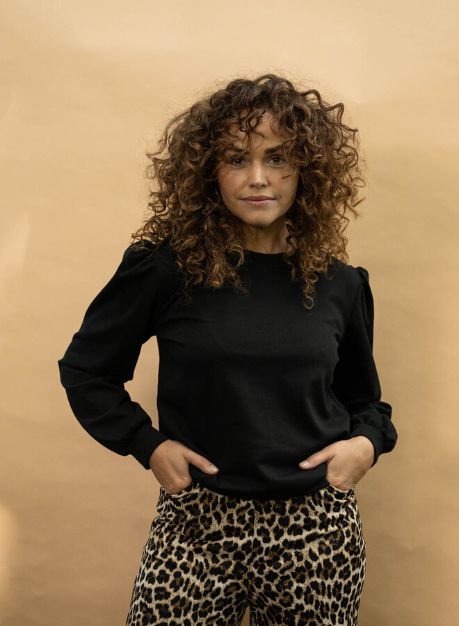 FOS Amsterdam Trui Jette 7551 - 001 Zwart