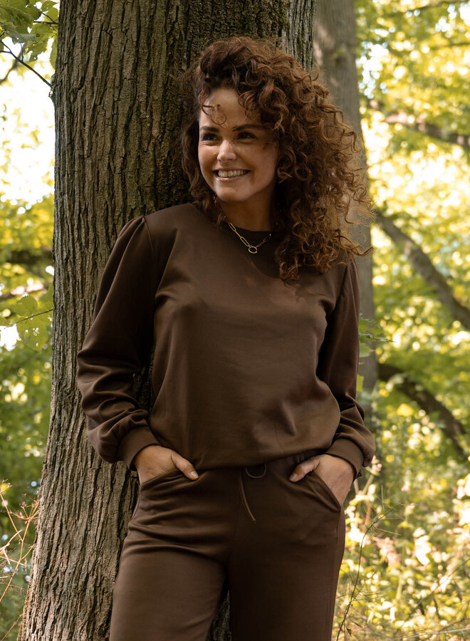 FOS Amsterdam Trui Jette 7551 - 205 Bruin