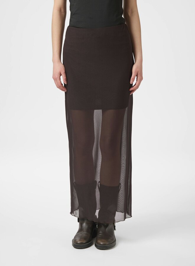 Neo Noir Mesh Rok Marlise 166014 - 673 Aubergine