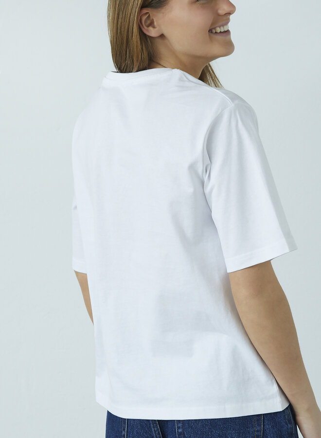 Sisters Point T-Shirt HEDA 18802 - 801 White/Multi