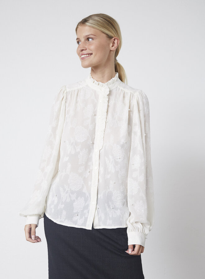 Sisters Point Blouse VIRSA-SH13 19172 - 119 Cream/Pearl
