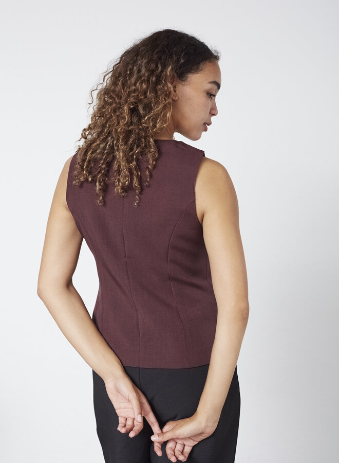Sisters Point Gilet GEMA-VE1 19375 - 587 Deep Bordeaux