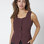 Sisters Point Gilet GEMA-VE1 19375 - 587 Deep Bordeaux