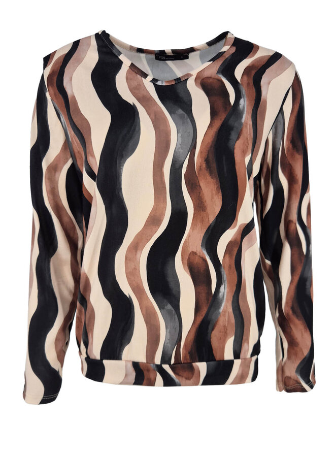 FOS Amsterdam Top Bella 7553 - 001 Zwart