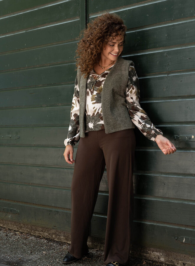 FOS Amsterdam Blouse Lexi 7563 Blouson - 324 Bottle Green