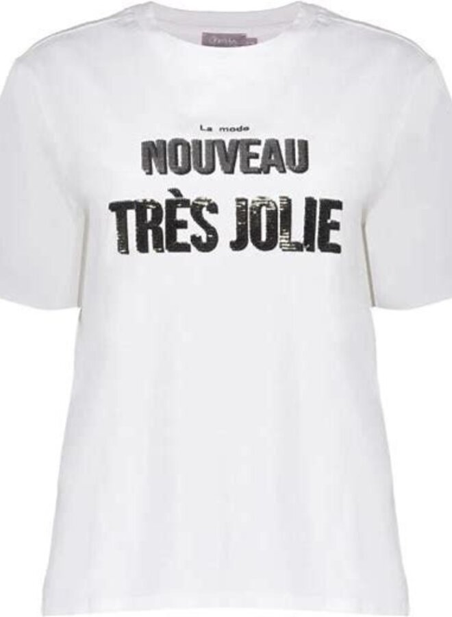 Geisha T-Shirt 52609-41 - 10 Off-White/Sand