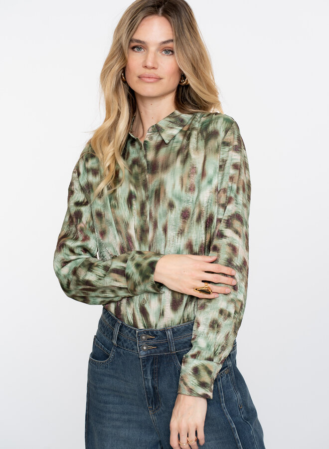 Blouse 53659-20 - 530 Green/Brown