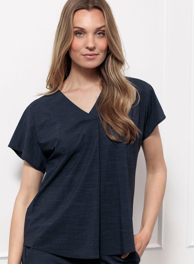 Studio Anneloes Denim top 13123 - 6990 Dark Blue/B