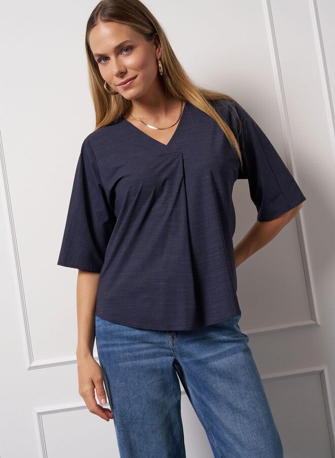 Studio Anneloes Denim top 13123 - 6990 Dark Blue/B