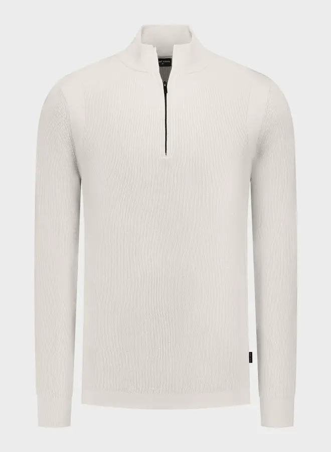 Half-Zip Trui 240551 - 90006 Stone