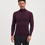 SAINT STEVE Half-Zip Trui 19480 - 80012 Plum Melange