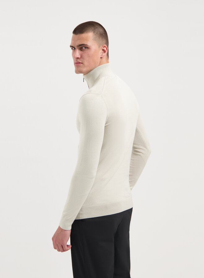 SAINT STEVE Half-Zip Trui 19480 - 90006 Stone