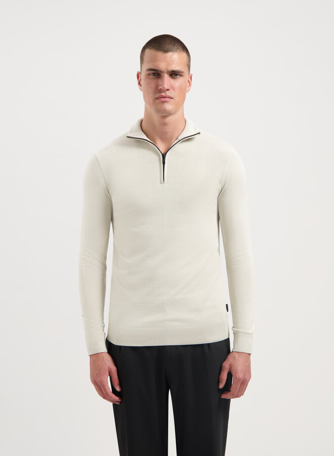 Half-Zip Trui 19480 - 90006 Stone
