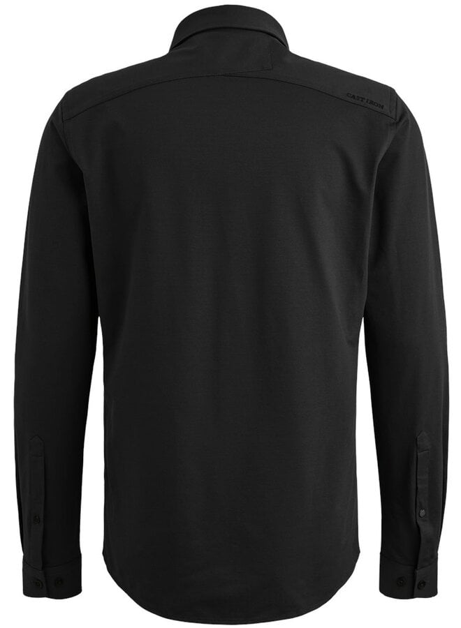 Cast Iron Overhemd Met Lange Mouw - 999 Black