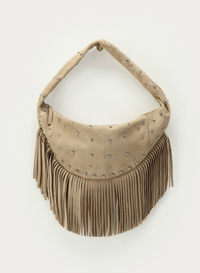 My Jewellery  Schoudertas Met Studs - Beige