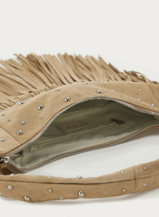 My Jewellery  Schoudertas Met Studs - Beige