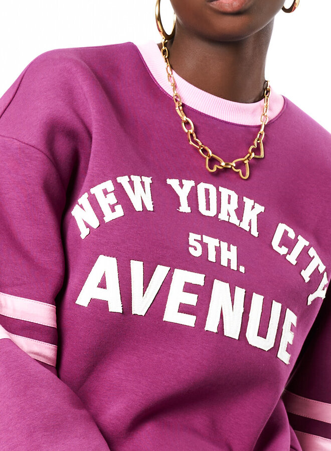My Jewellery Sweater 5Th Avenue - Paars